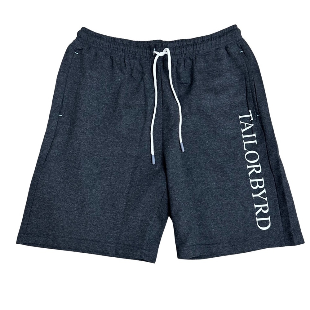 Tailorbyrd Men’s Logo Loungwear Shorts Dark Gray Size Medium NEW WITH TAGS